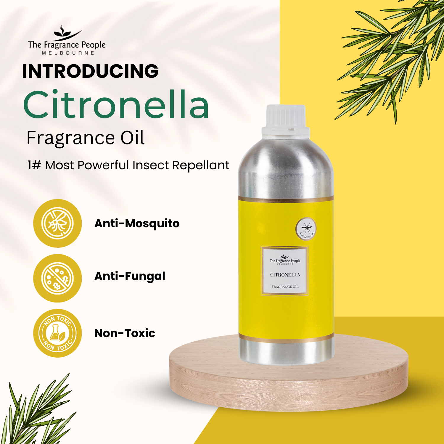 Anti Mosquito Citronella Fragrance Oil 1 Litre