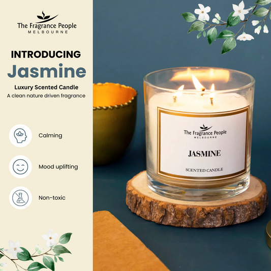 Jasmine 3-Wick Scented Candle