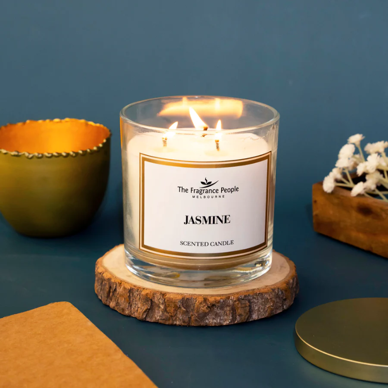 Jasmine 3-Wick Scented Candle