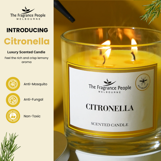 Citronella 3-Wick Scented Candle