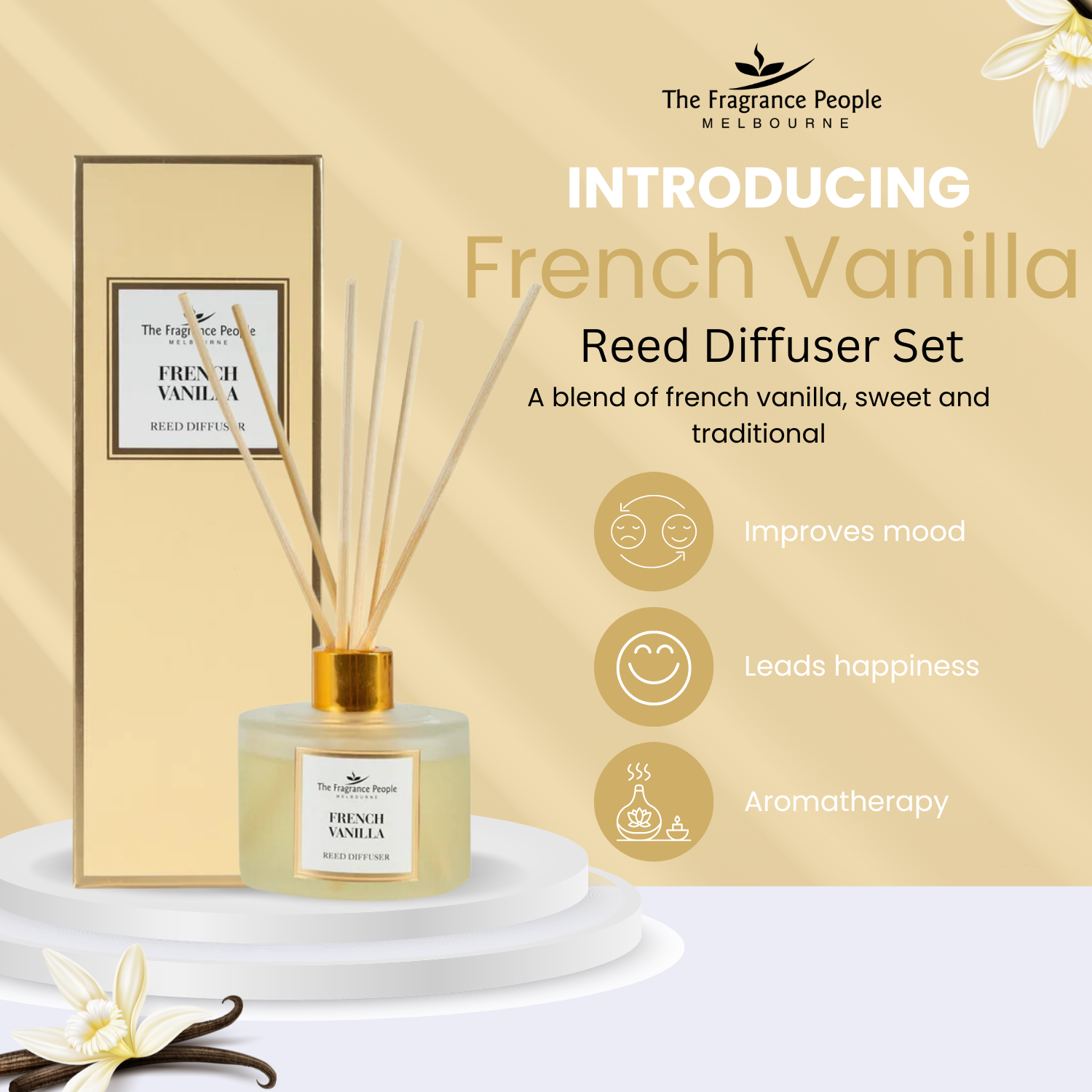 Reed Diffuser Set French Vanilla