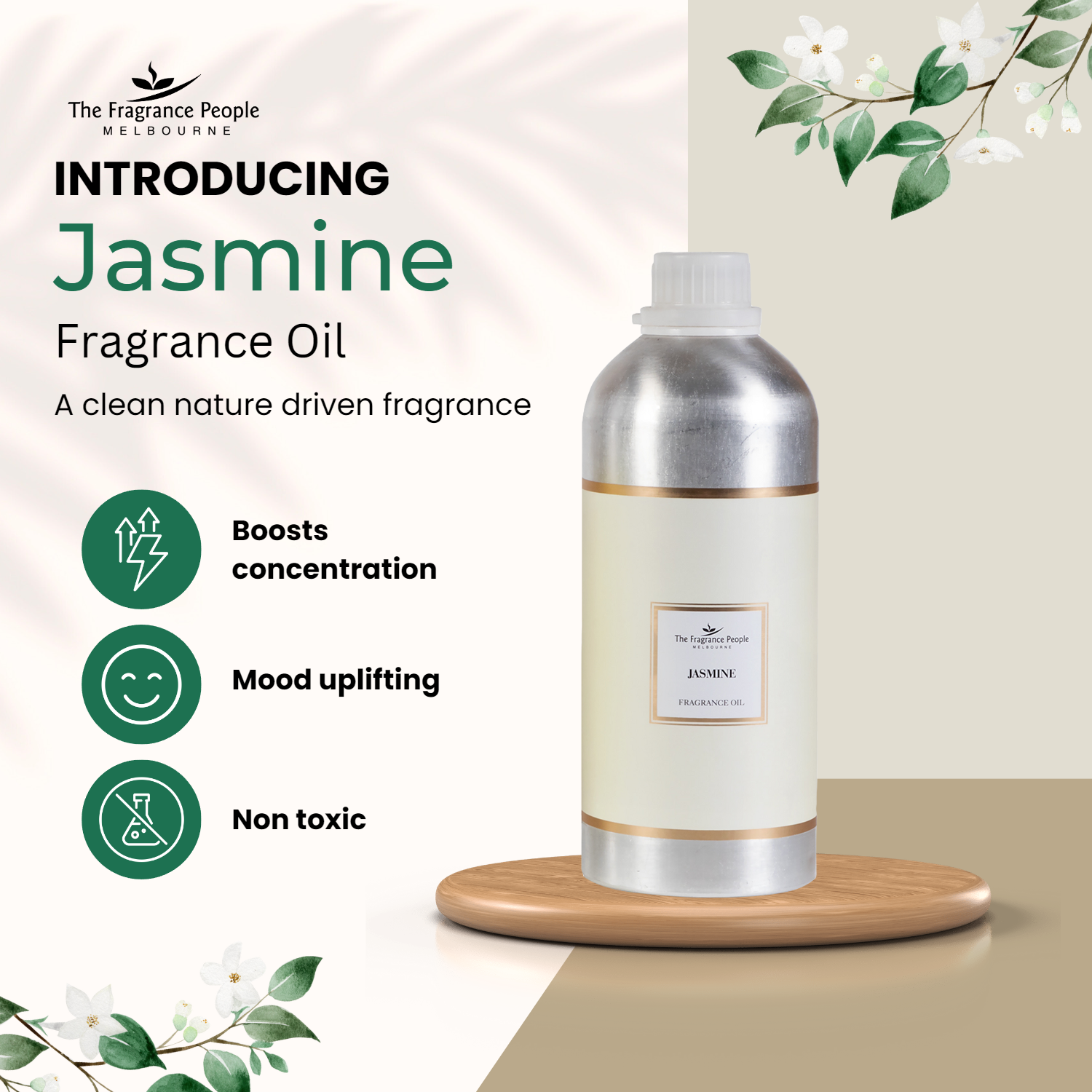 Jasmine Fragrance Oil  (1 Litre)