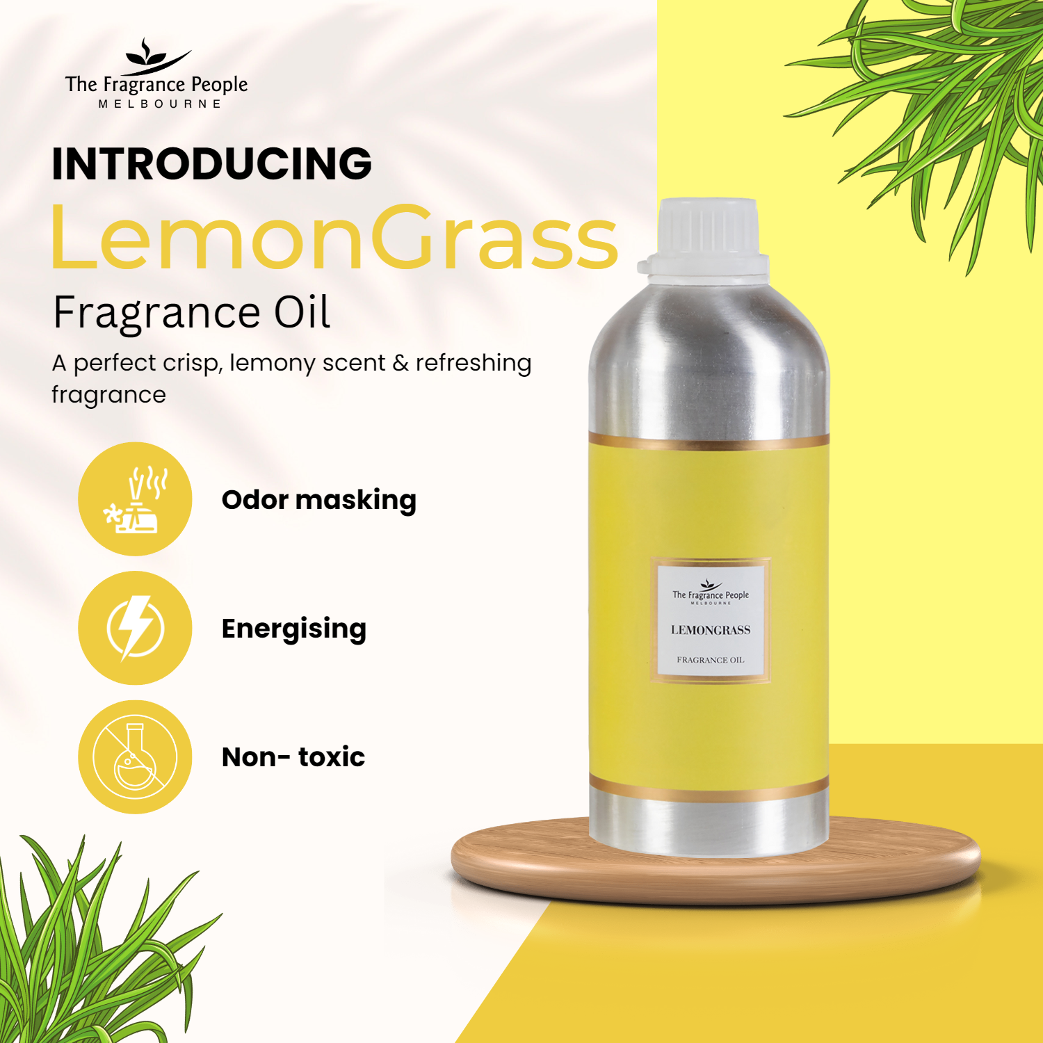 Lemon Grass Fragrance Oil  (1 Litre)