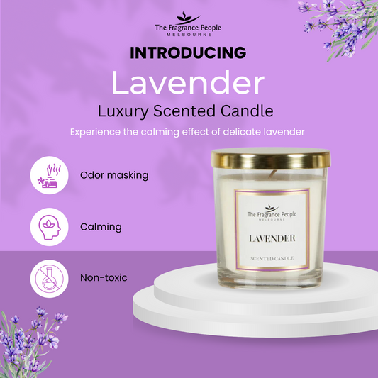 Luxury Scented Candle Lavender