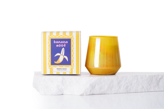 Funky Flare Glass Candle