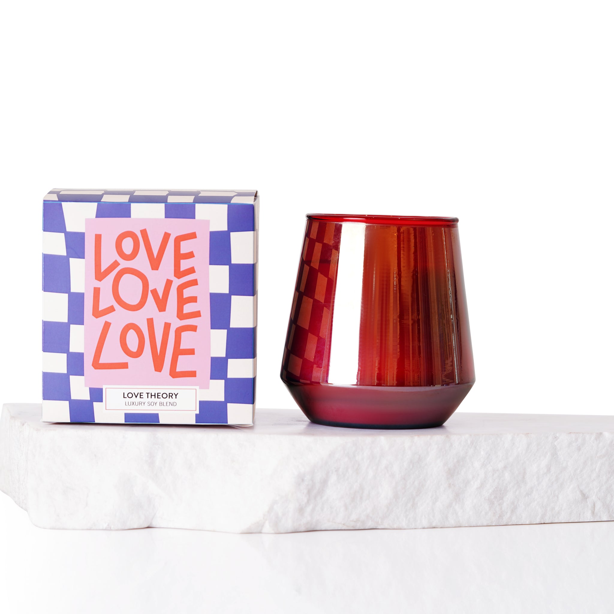 Funky Flare Glass Candle