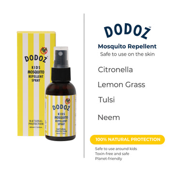 Mini Dodoz Anti-Mosquito Body Spray – Kid-Friendly Formula - 60ml