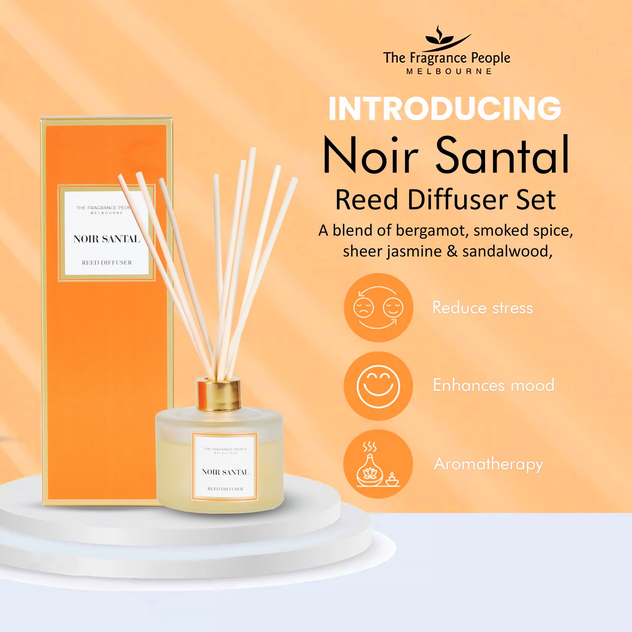 Reed Diffuser Set Noir Santal
