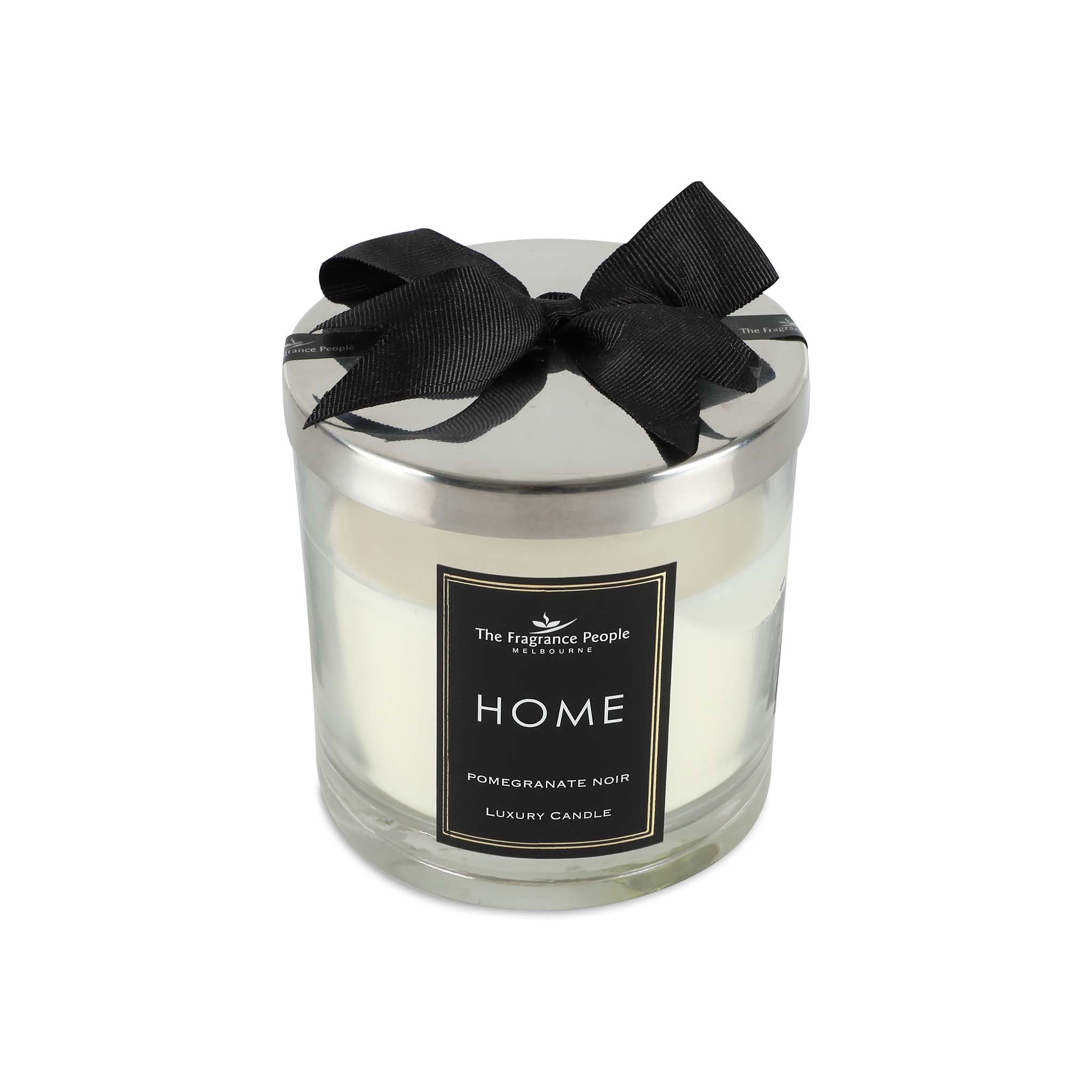 Luxury Glass Jar Medium Candle - Pomegranate Noir