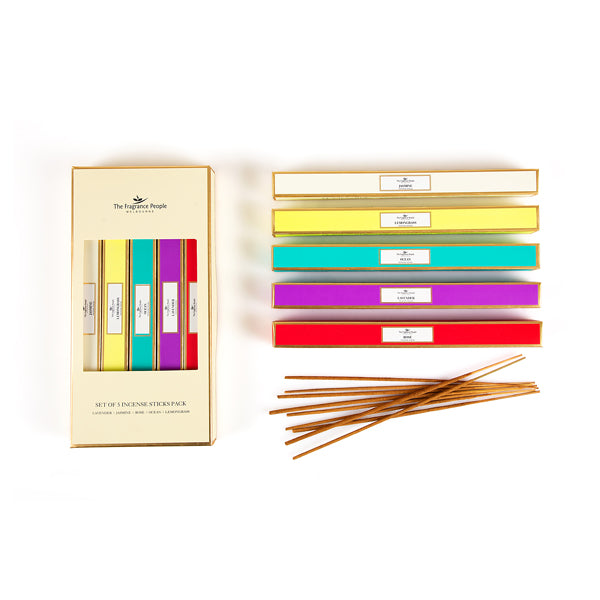 Incense Sticks Pack - Set of 5 - The Fragrance People